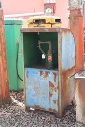 Vintage Single Pump Bread Bin Oil Cabinet 