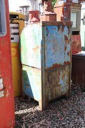 Vintage Single Pump Bread Bin Oil Cabinet 