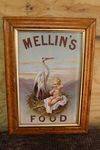 Antique Melvins Baby  Food Pictorial Display Card.