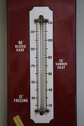 Sweet Rosemary Tobacco Enamel Advertising Thermometer Sign 