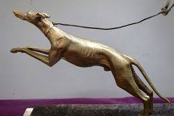 Art Deco Bronze Group of Diana the Huntress 