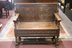 Oak Monks Bench 