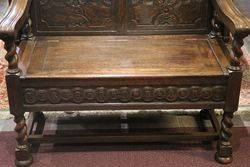 Oak Monks Bench 