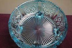 1930and39s Blue Glass Bowl 