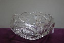 Art Deco Clean Glass Bowl C1930 
