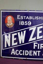 New Zealand Insurance co Ltd Enamel Sign 