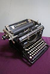 Antique Underwood Standard Typewriter Number 3  