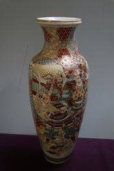Large Antique Satsuma Vase C1900 #