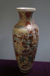 Large Antique Satsuma Vase C1900 