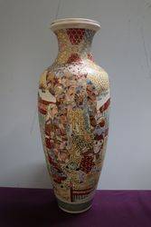 Large Antique Satsuma Vase C1900 