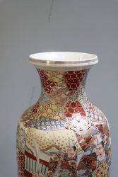 Large Antique Satsuma Vase C1900 