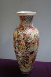 Large Antique Satsuma Vase C1900 