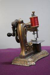 A Cast Mueller No 6 Toy Sewing Machine C1897 