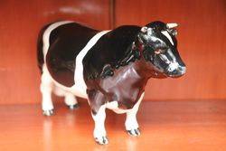 Beswick Friesian Cattle Family BullCowCalf 