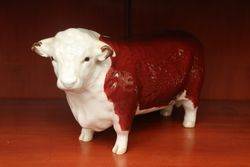 Early Beswick Hereford Bull 1st Version  