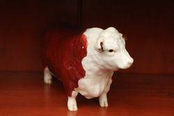 Early Beswick Hereford Bull 1st Version  