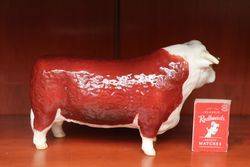 Early Beswick Hereford Bull 1st Version  