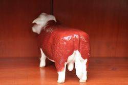 Early Beswick Hereford Bull 1st Version  