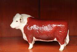 Early Beswick Hereford Bull 1st Version  