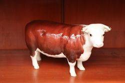 Vintage Beswick Hereford Cow Designer Arthur Gresington No.1360 #