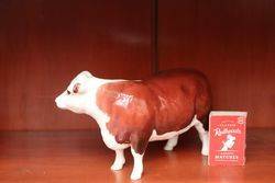 Vintage Beswick Hereford Cow Designer Arthur Gresington No1360 