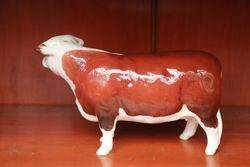 Vintage Beswick Hereford Cow Designer Arthur Gresington No1360 