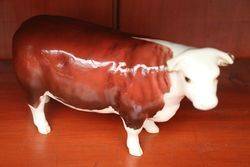 Vintage Beswick Hereford Cow Designer Arthur Gresington No1360 