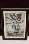 Classic Original Framed Bingham &Co Advertising Cycles  Print
