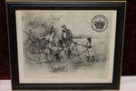 Classic Original Framed Crown Cycles Advertising  Print