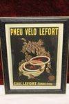 Classic Original Framed Lefort Advertising Cycles Print