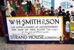 ARRIVING SOON 1920and96S WH Smithand96s + Sons Enamel Sign