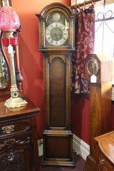 Early C20th Oak Long Case Clock With 8 Day 14 Hour Movement 