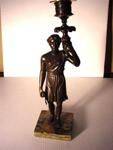 REGENCY BRONZE CANDLESTICK  ANT101