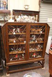 Oak Art Deco Display Cabinet 