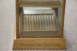 A Small Waterman+39s Ideal Fountain Pen Shop Display Cabinet 