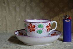200 Years Old Cup+ Saucer Poss Soode New Hall  