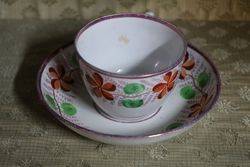 200 Years Old Cup+ Saucer Poss Soode New Hall  