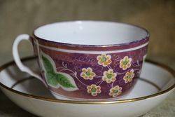 200 Years Old Cup+ Saucer Poss Soode New Hall 