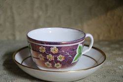 200 Years Old Cup+ Saucer Poss Soode New Hall 