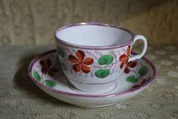 200 Years Old Cup+ Saucer Possibly Spode - New Hall #