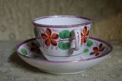 200 Years Old Cup+ Saucer Poss Soode New Hall 