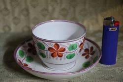 200 Years Old Cup+ Saucer Poss Soode New Hall 