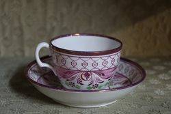 200 Years Old Cup+ Saucer Possibly Spode - New Hall #
