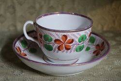 200 Years Old Cup+ Saucer Possibly Spode - New Hall #