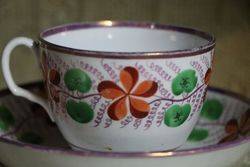 200 Years Old Cup+ Saucer Poss Soode New Hall 