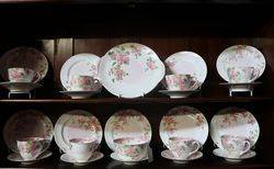 26 Pieces Royal Doulton Sheila Tea Set 