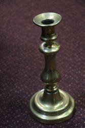 Pair Of Brass Candlestick C1880 