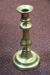 Pair Of Brass Candlestick C1880 