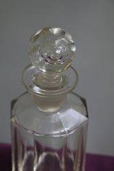 Pair Of Small Cut Glass Decanter 