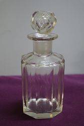 Pair Of Small Cut Glass Decanter 